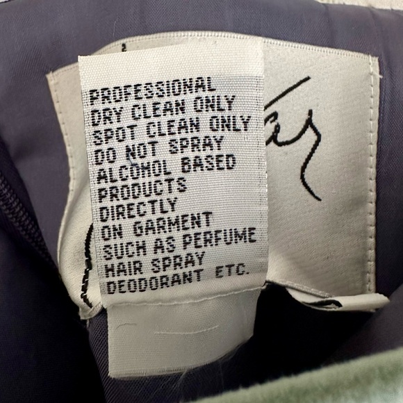 NEW B’zar Navy beaded strapless evening gown, size 4 - Picture 5 of 5